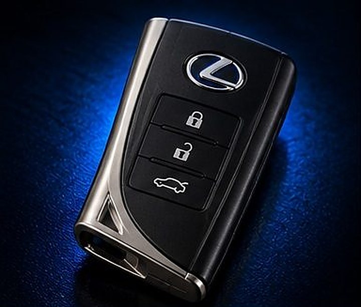 Exemple de clé Lexus